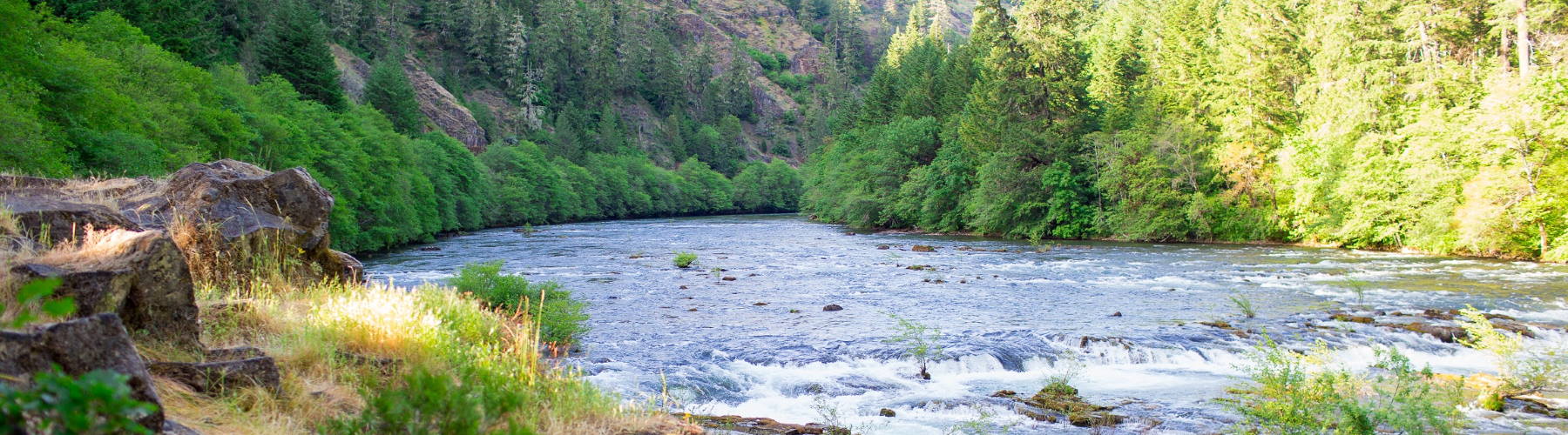 River in setting in Colorado